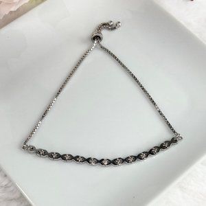 Sterling Silver Adjustable Bracelet 925 Stamped